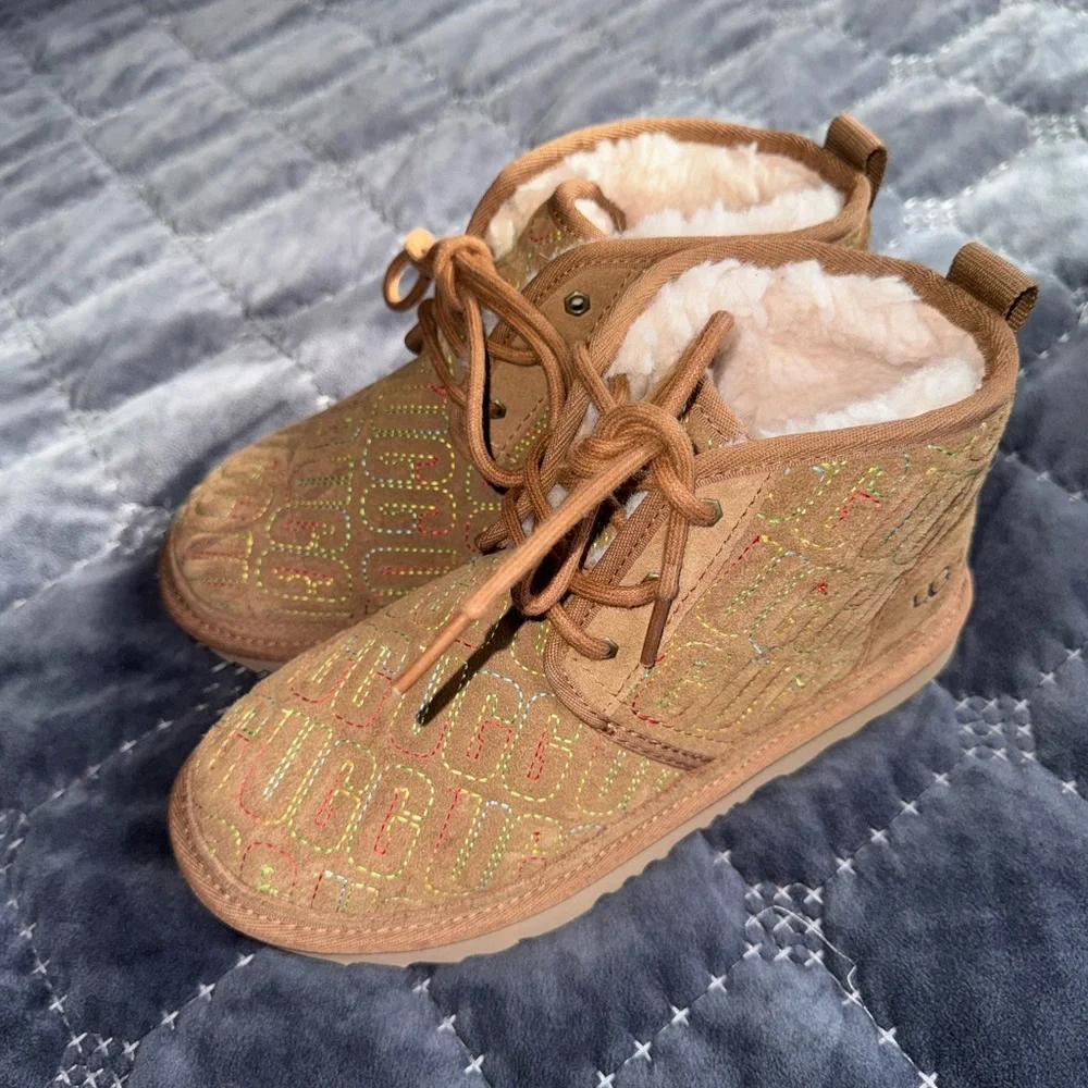 UGG Chestnut Shearling-Lined Boot